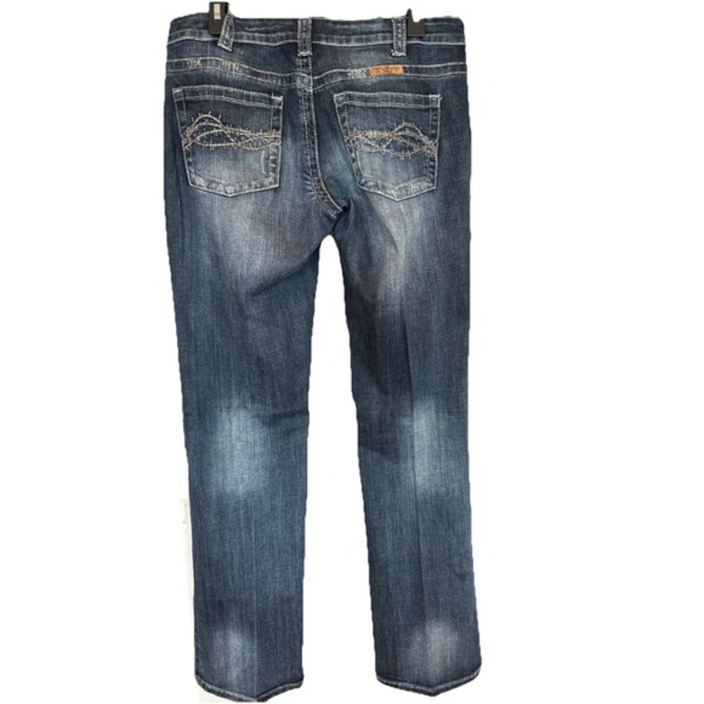 Cowgirl‎ Tuff 30 X 33 Barbed Wire Distressed Jeans Western